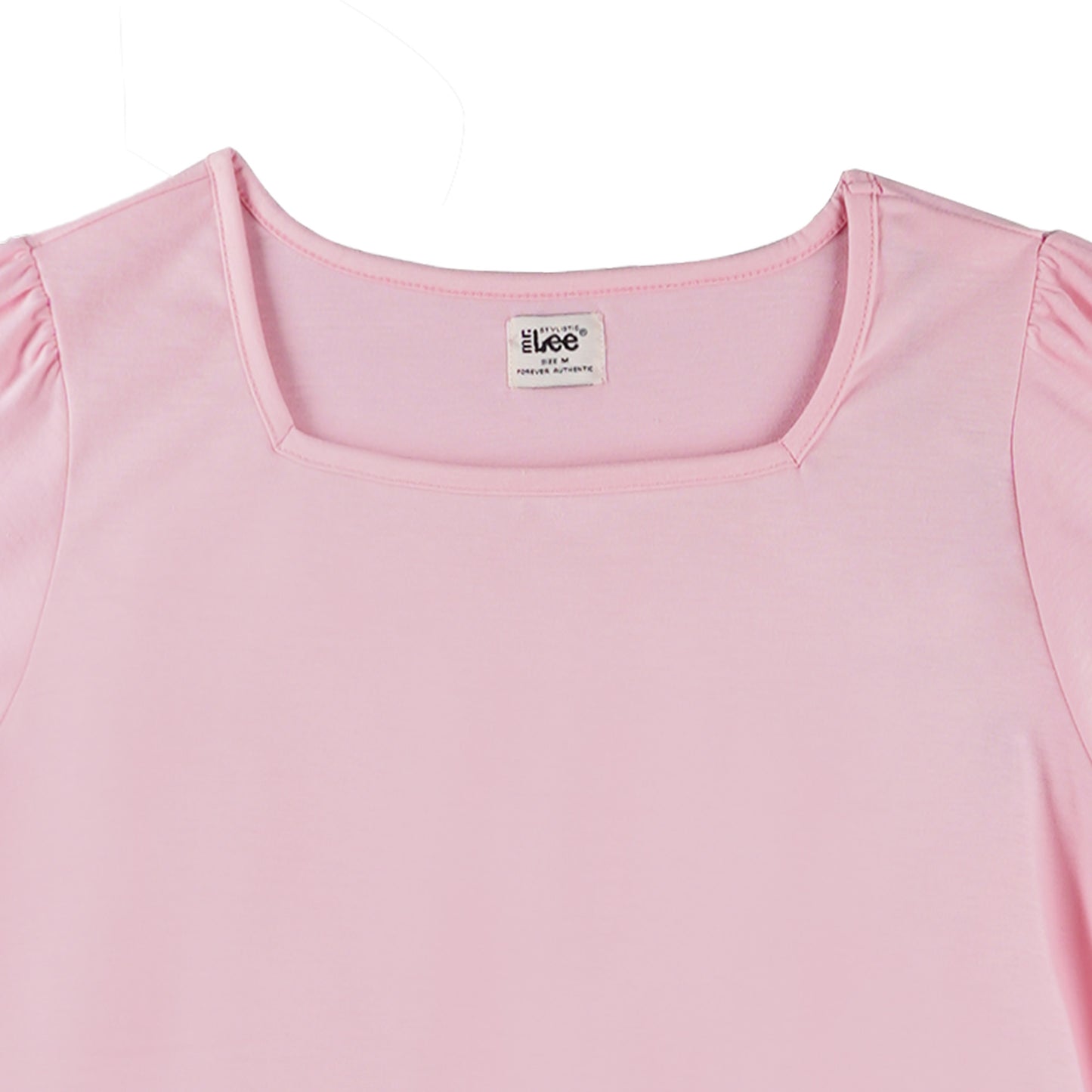 Stylistic Mr. Lee Ladies Basic Tees Boxy Fit 157086-U (Pink)
