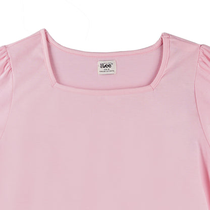 Stylistic Mr. Lee Ladies Basic Tees Boxy Fit 157086-U (Pink)