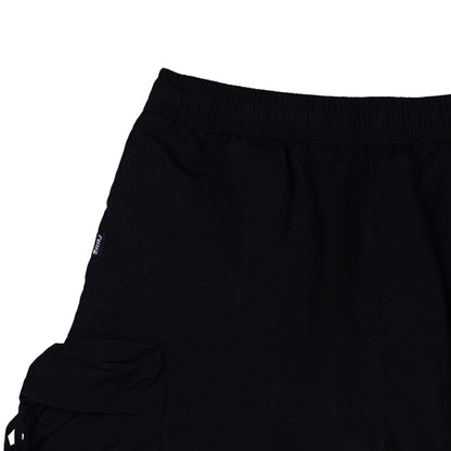 RRJ Ladies Basic Non-Denim Cargo Shorts 180580 (Black)