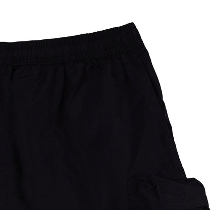 RRJ Ladies Basic Non-Denim Cargo Shorts 180580 (Black)