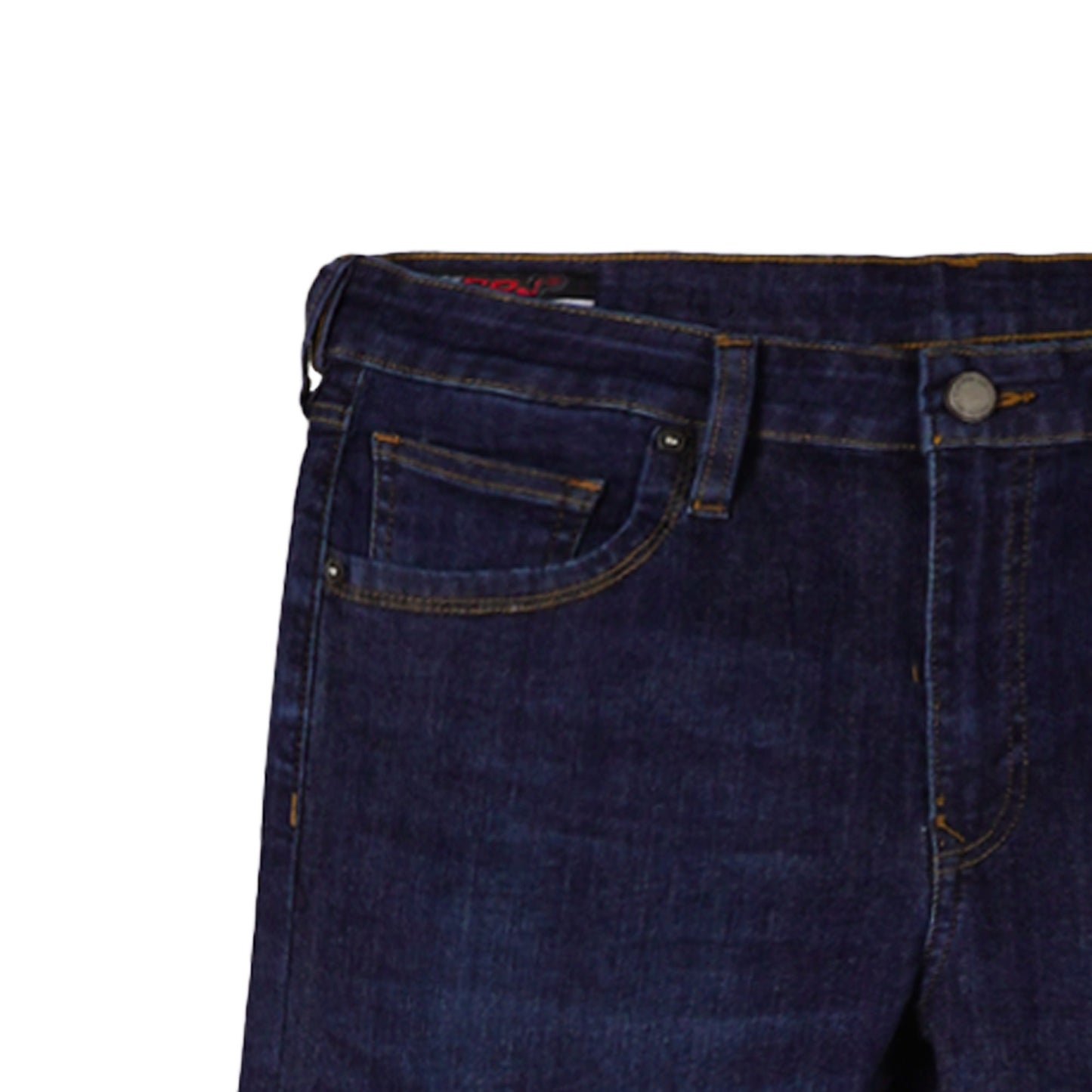 RRJ Men's Basic Denim Pants Superskinny Fitting Mid-Rise 179592 (Dark Shade)