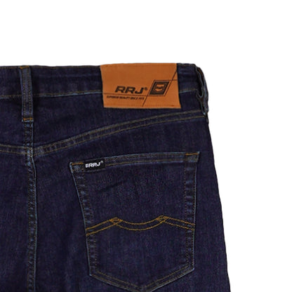 RRJ Men's Basic Denim Pants Superskinny Fitting Mid-Rise 179592 (Dark Shade)