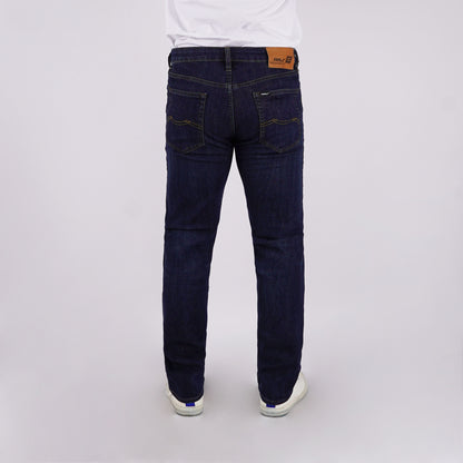 RRJ Men's Basic Denim Pants Superskinny Fitting Mid-Rise 179592 (Dark Shade)