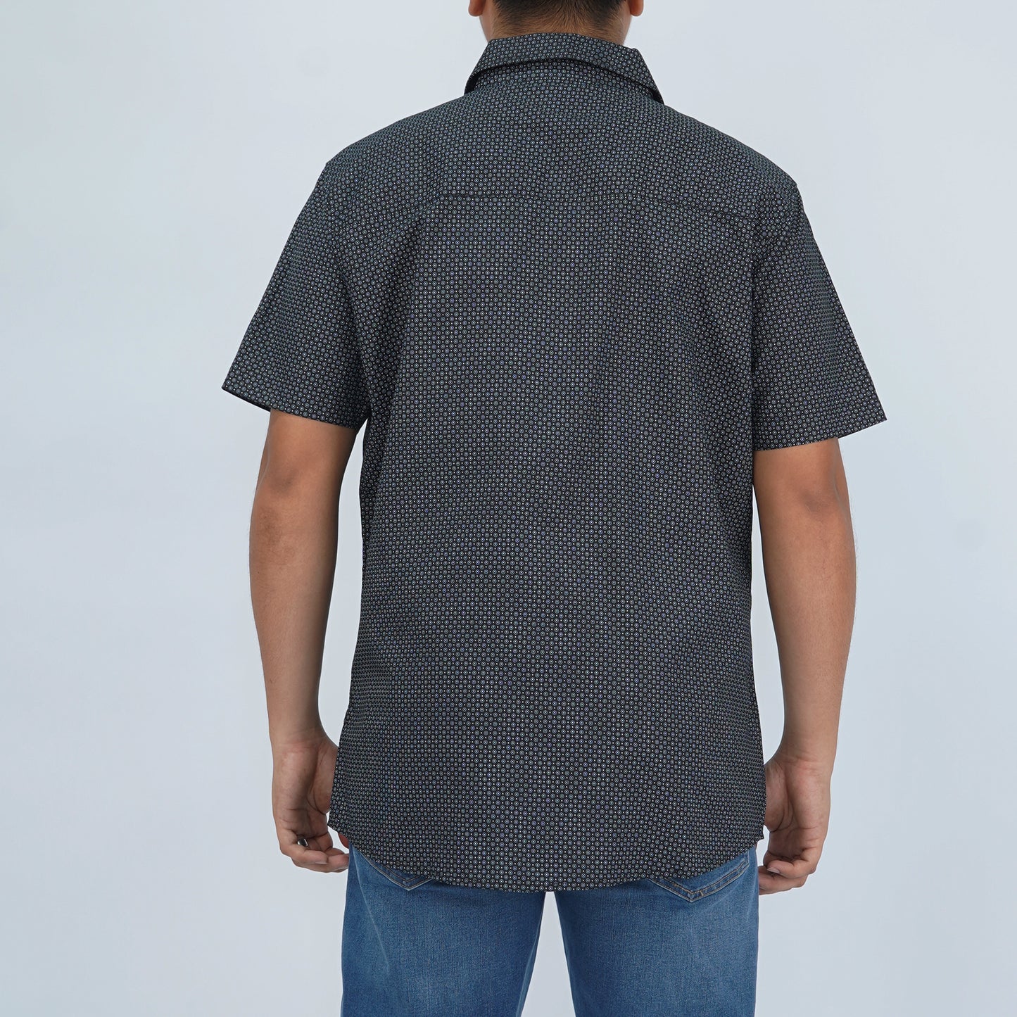 Stylistic Mr. Lee Men's Basic Woven Shirt Semi Body Fit 168908 (Navy)