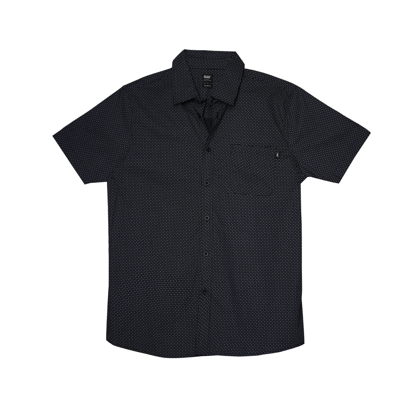 Stylistic Mr. Lee Men's Basic Woven Shirt Semi Body Fit 168908 (Navy)