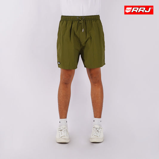 RRJ Men's Basic Non-Denim Board Short 171759 (Green)