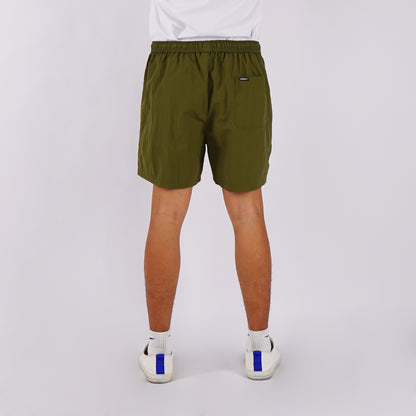 RRJ Men's Basic Non-Denim Board Short 171759 (Green)