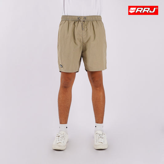 RRJ Men's Basic Non-Denim Board Short 171759 (Taupe)