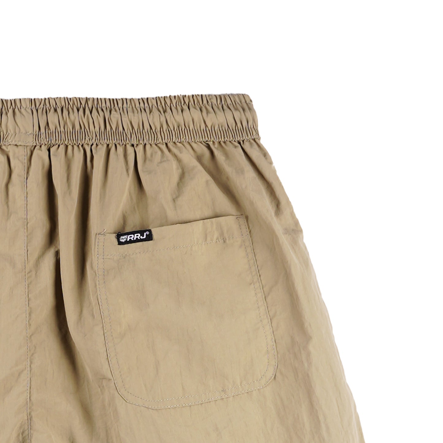 RRJ Men's Basic Non-Denim Board Short 171759 (Taupe)