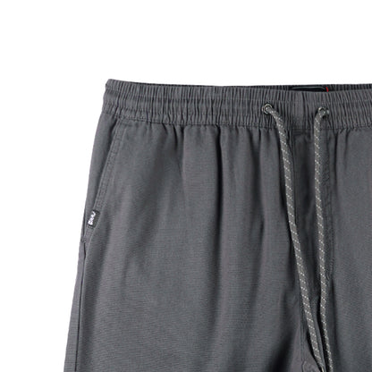 RRJ Men's Basic Non-Denim Trouser Pants Mid-Rise Fitting 176017 (Gray)