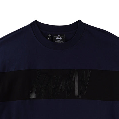 Stylistic Mr. Lee Men's X Justice League Basic Tees Oversized Fitting 167720 (Navy)