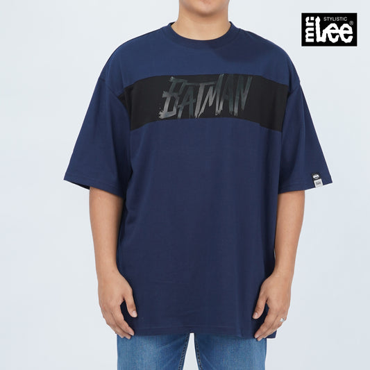 Stylistic Mr. Lee Men's X Justice League Basic Tees Oversized Fitting 167720 (Navy)