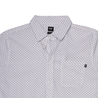 Stylistic Mr. Lee Men's Basic Woven Shirt Semi Body Fit 168875 (White)
