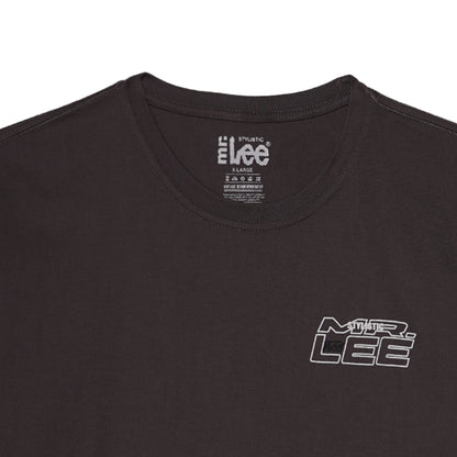 Stylistic Mr. Lee Men's Basic Tees Semi Body Fit 176953-U (Dark Gray)