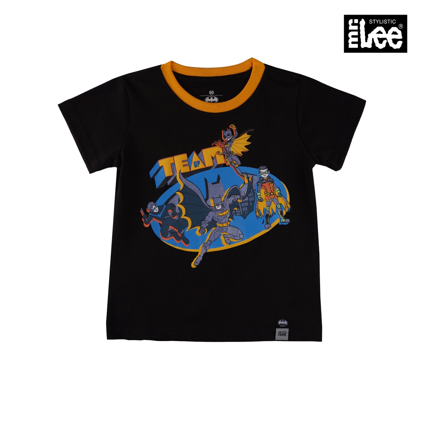 Stylistic Mr. Lee X Justice League Children's Wear Toddler Basic Tees Regular Fit 166104-U (Black)