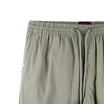 RRJ Men's Basic Non-Denim Trouser Pants Mid-Rise Fitting 176017 (Olive)