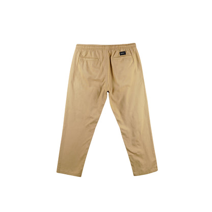 RRJ Men's Basic Non-Denim Trouser Pants Mid-Rise Fitting 176017 (Taupe)