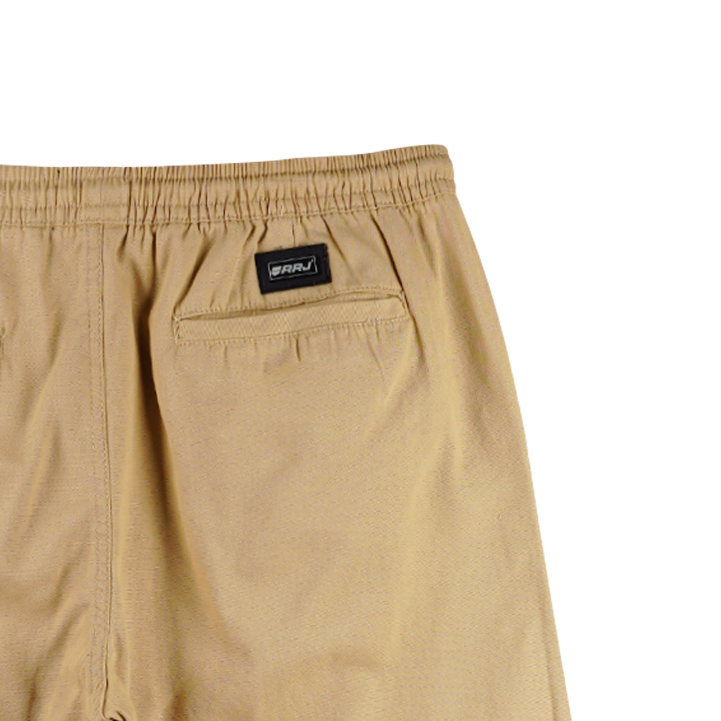 RRJ Men's Basic Non-Denim Trouser Pants Mid-Rise Fitting 176017 (Taupe)
