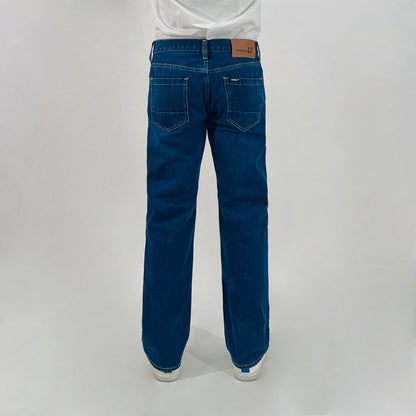 RRJ Men's Basic Denim Pants Superskinny Fitting Mid-Rise 174990 (Dark Shade)