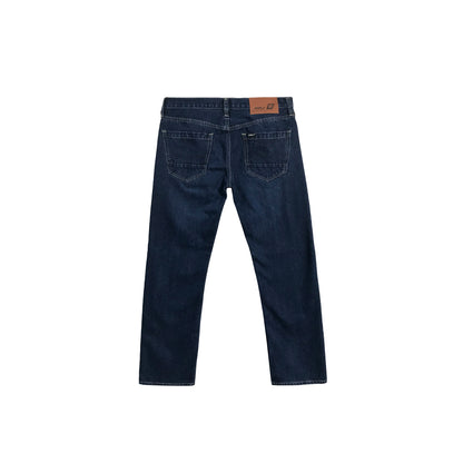 RRJ Men's Basic Denim Pants Superskinny Fitting Mid-Rise 174990 (Dark Shade)
