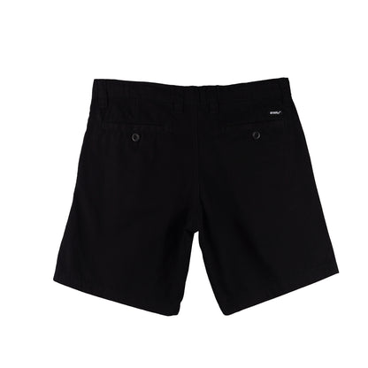 RRJ Men's Basic Non-Denim Tapered Short Mid-Rise 175605 (Black)