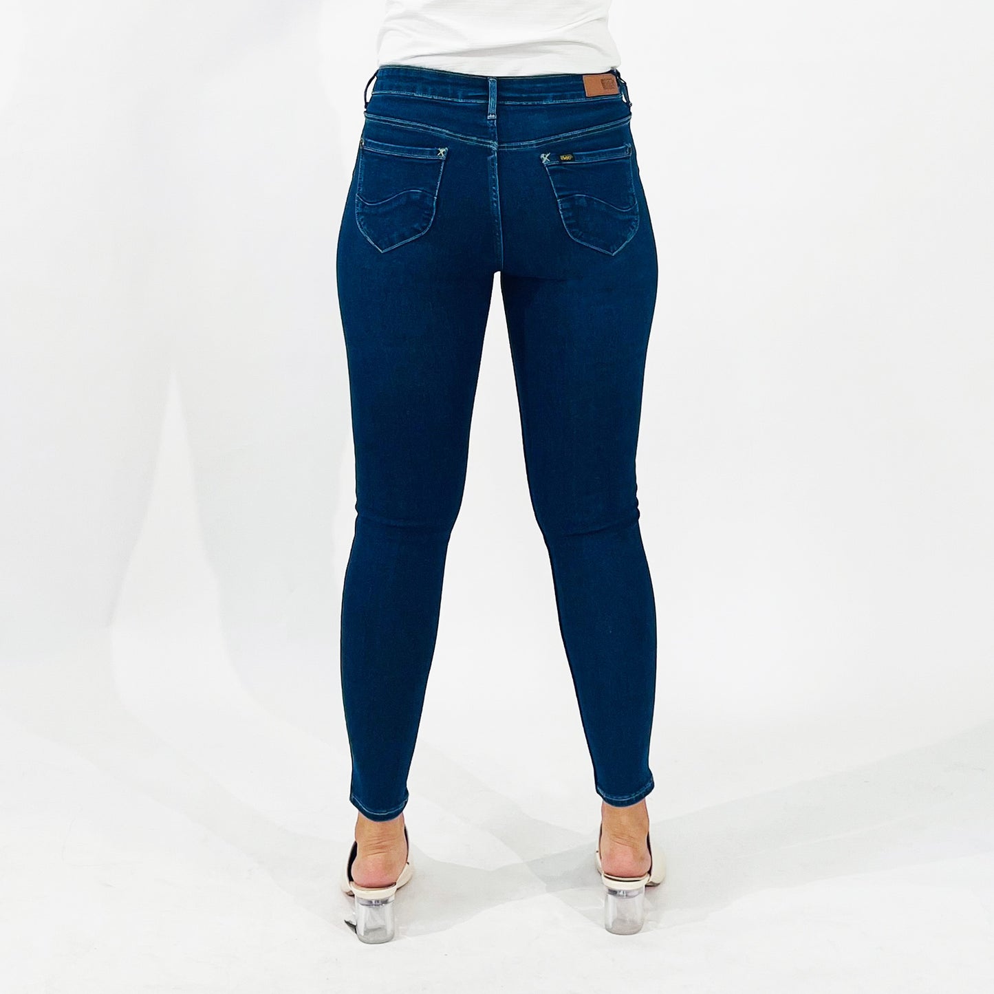 Stylistic Mr. Lee Ladies Basic Denim Pants Super Skinny 174910-U (Medium Shade)