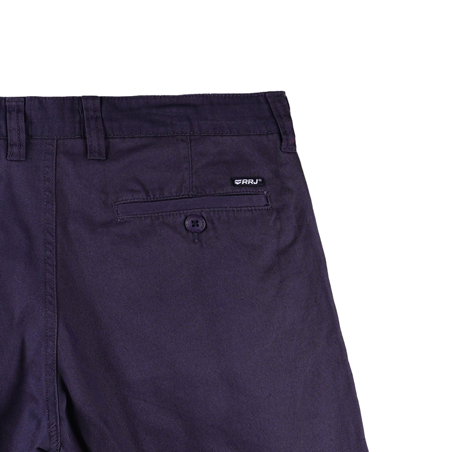 RRJ Men's Basic Non-Denim Tapered Short Mid-Rise 175638 (Navy)