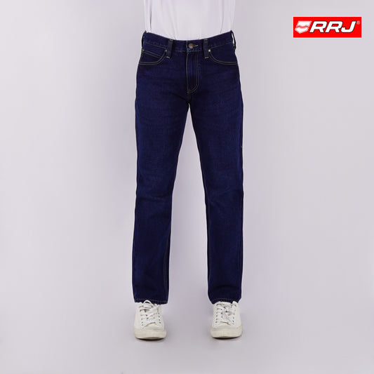 RRJ Men's Basic Denim Pants Superskinny Fitting Mid-Rise 174420 (Dark Shade)