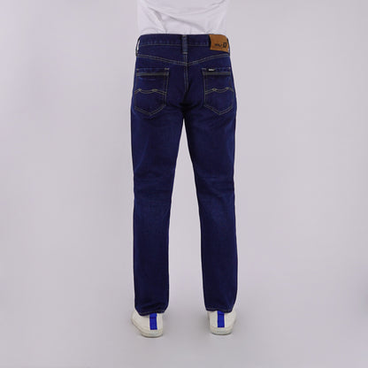 RRJ Men's Basic Denim Pants Superskinny Fitting Mid-Rise 174420 (Dark Shade)
