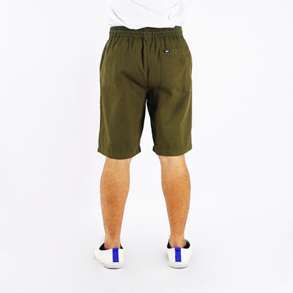 Stylistic Mr. Lee Men's Basic Non-Denim Jogger Short Mid Waist 175665 (Fatigue)
