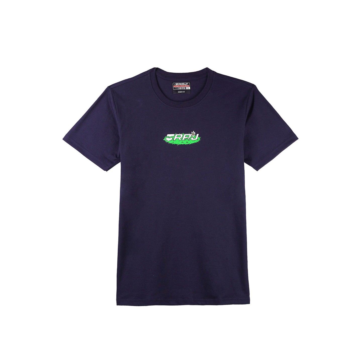 RRJ Men's Basic Tees Semibody Fitting 177637-U (Navy)