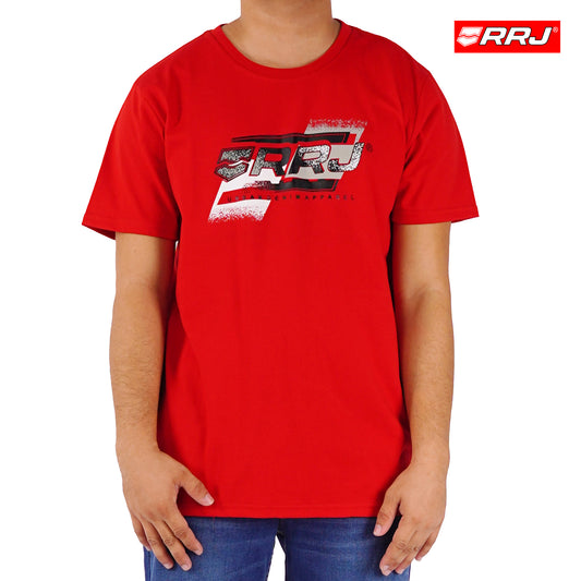 RRJ Men's Basic Tees Semibody Fitting 178094-U (Red)