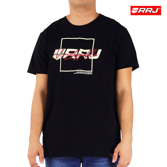 RRJ Men's Basic Tees Semibody Fitting 176174-U (Black)