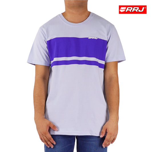 RRJ Men's Basic Tees Semibody Fitting 174847-U (Heather Blue)