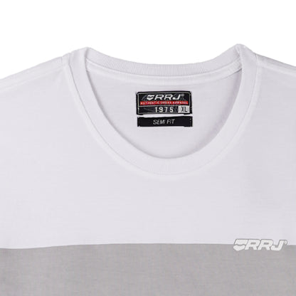 RRJ Men's Basic Tees Semibody Fitting 174847-U (White)