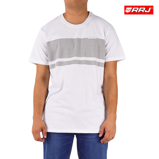 RRJ Men's Basic Tees Semibody Fitting 174847-U (White)