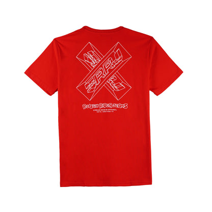 RRJ Men's Basic Tees Semibody Fitting 177473-U (Red)