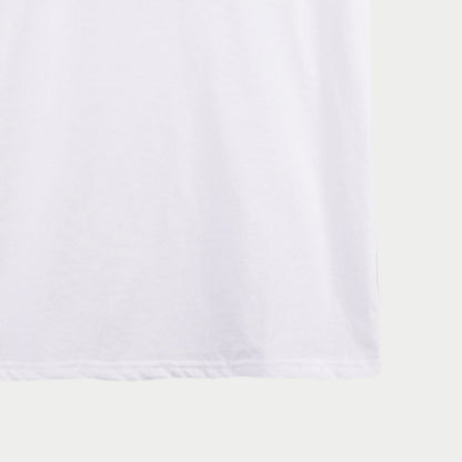 RRJ Men's Basic Tees Semibody Fitting 177473-U (White)