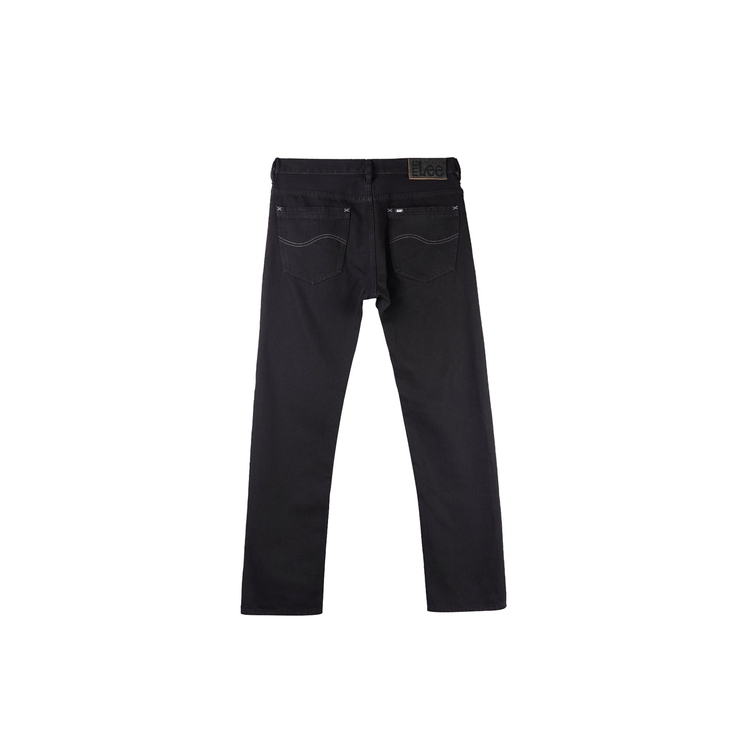 Stylistic Mr. Lee Men's Basic Denim Pants Slim Straight Mid Waist 179030 (Black)