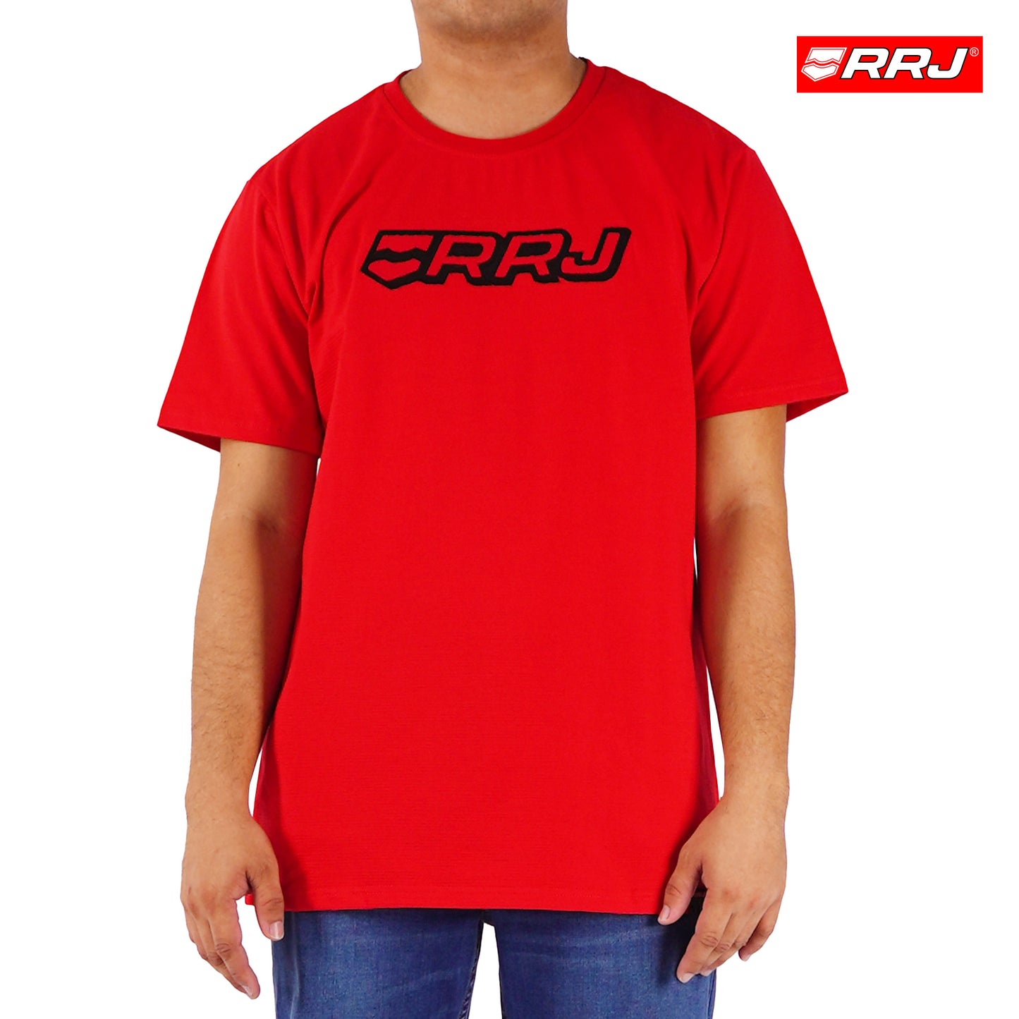 RRJ Men's Basic Tees Semibody Fitting 120712 (Red)