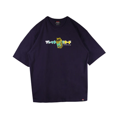RRJ Men's Basic Tees Oversized Fitting 134499 (Navy)