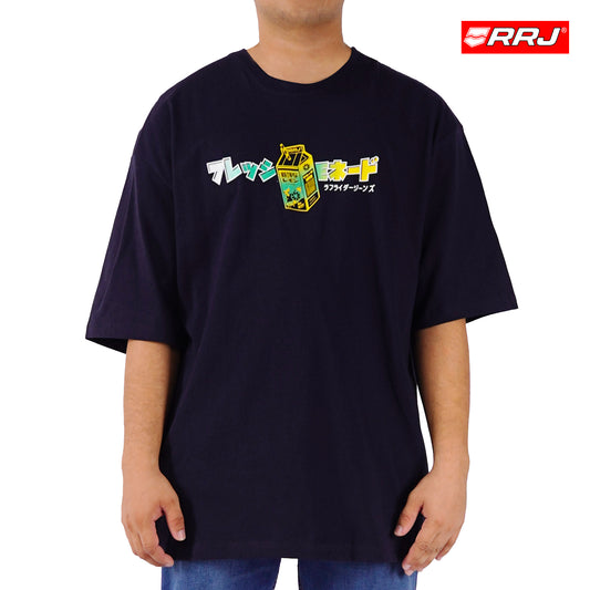 RRJ Men's Basic Tees Oversized Fitting 134499 (Navy)