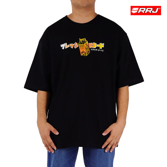 RRJ Men's Basic Tees Oversized Fitting 134499 (Black)