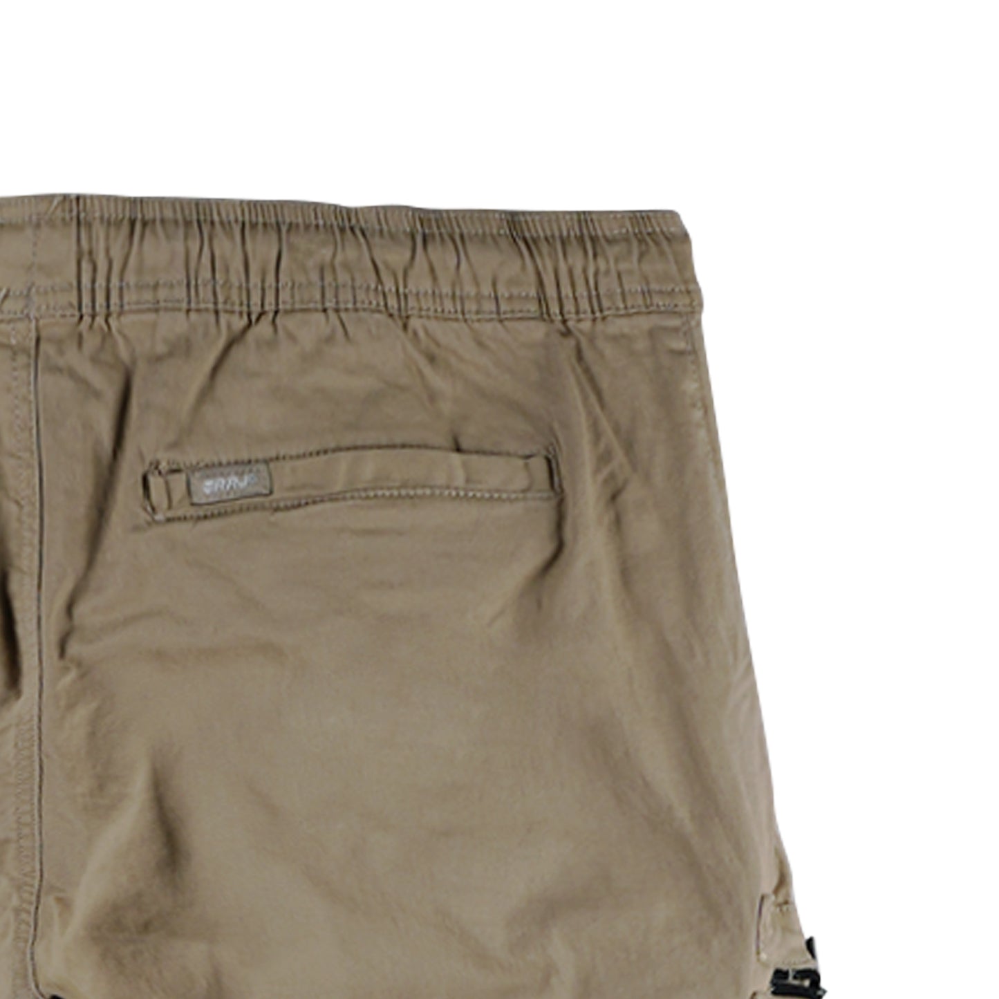 RRJ Men's Basic Non-Denim Cargo Pants Mid-Rise 177231 (Khaki)