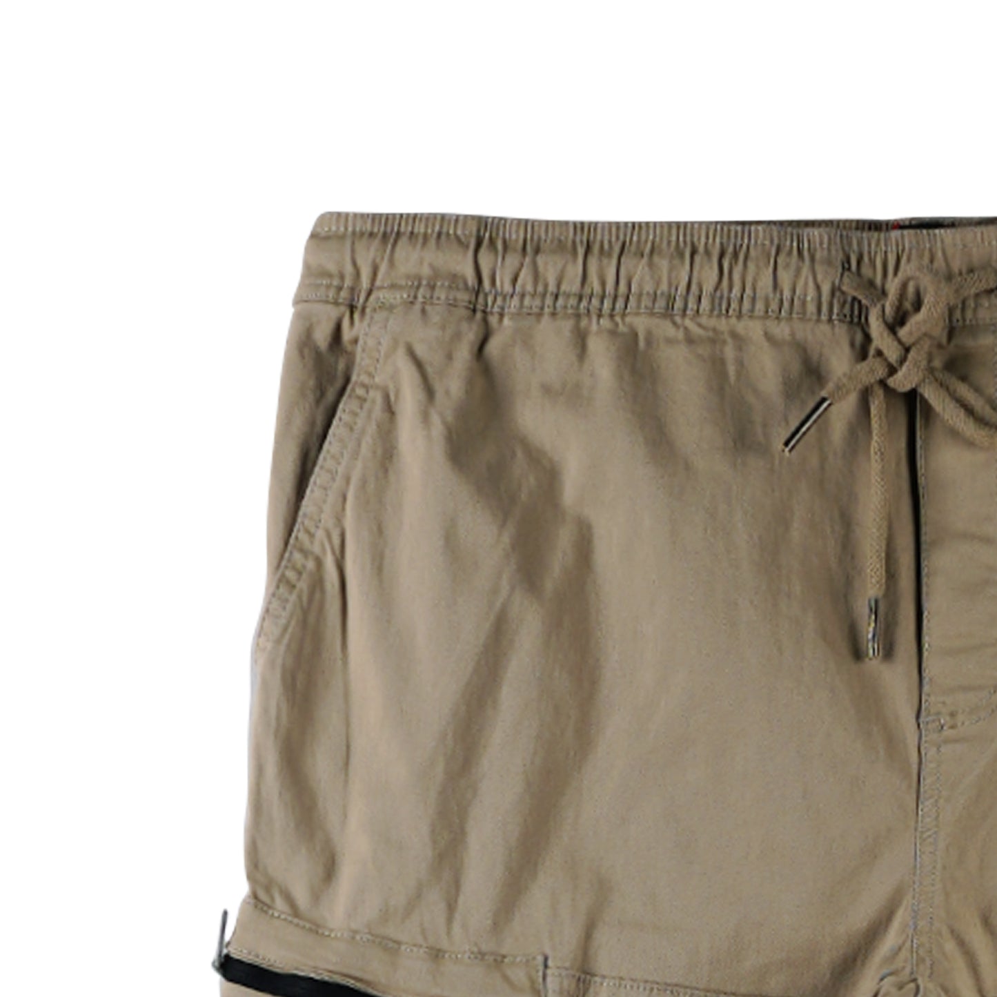 RRJ Men's Basic Non-Denim Cargo Pants Mid-Rise 177231 (Khaki)