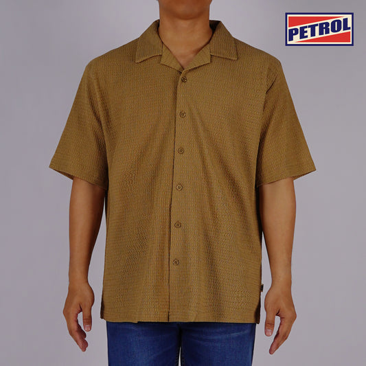 Petrol Men's Basic Woven Shirt Comfort Fitting 169262 (Khaki)
