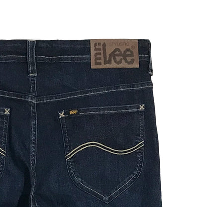 Stylistic Mr. Lee Men's Basic Denim Pants Super Skinny Mid Waist 174980-U (Dark Shade)