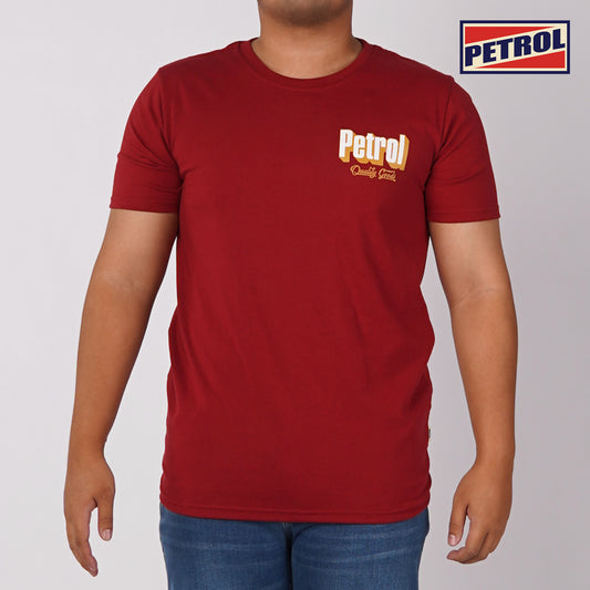 Petrol Mens Basic Tees Slim Fit 177940-U (Crimson)