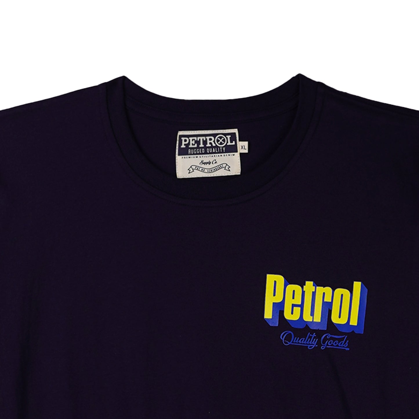 Petrol Mens Basic Tees Slim Fit 177940-U (Navy)