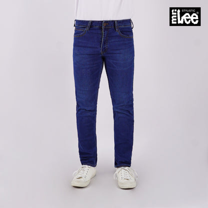 Stylistic Mr. Lee Men's Basic Denim Pants Super Skinny Mid Waist 178311-U (Medium Shade)
